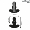 Addicted toys - plug anal hueco silicona talla s 7,3 cm - 4