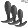 Addicted toys - set de 3 plug anal silicona modelo 2 - 2