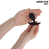 Addicted toys - set de 3 plug anal silicona modelo 3 - 6