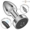 Intense - plug anal 10 vibraciones metal con control remoto s - 2