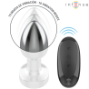 Intense - plug anal 10 vibraciones metal con control remoto s - 3