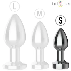 Intense - plug anal 10 vibraciones metal con control remoto s Intense - plug anal 10 vibraciones metal con control remoto s