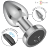 Intense - plug anal 10 vibraciones metal con control remoto m - 2