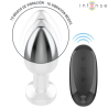 Intense - plug anal 10 vibraciones metal con control remoto m - 3