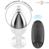 Intense - plug anal 10 vibraciones metal con control remoto l - 3