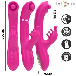 Intense - christina vibrador multifunción rabbit 22.5 cm rosa Intense - christina vibrador multifunción rabbit 22.5 cm rosa