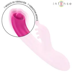 Intense - christina vibrador multifunción rabbit 22.5 cm rosa Intense - christina vibrador multifunción rabbit 22.5 cm rosa