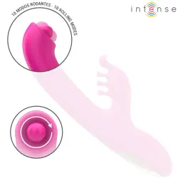 Intense - christina vibrador multifunción rabbit 22.5 cm rosa Intense - christina vibrador multifunción rabbit 22.5 cm rosa