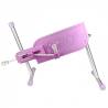 Kiiroo PleasureDrive rosa lila, vista de lado montada