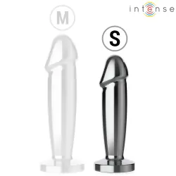 Intense - plug anal 10 vibraciones metal en forma de dildo con control remoto s Intense - plug anal 10 vibraciones metal en forma de dildo con control remoto s