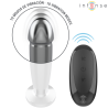 Intense - plug anal 10 vibraciones metal en forma de dildo con control remoto m -  - 3