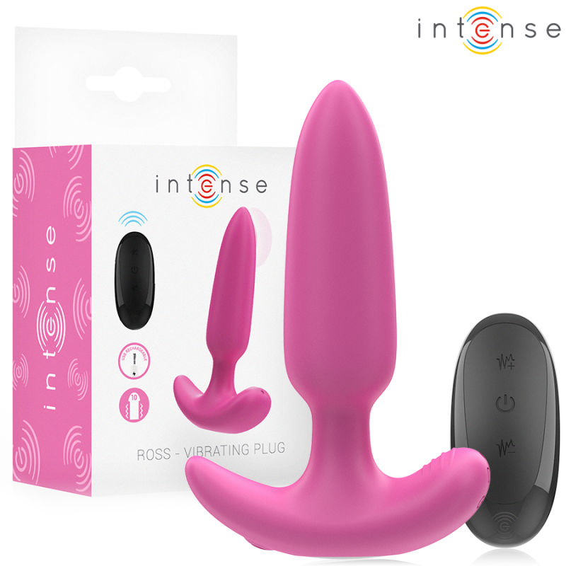 Intense - ross plug anal 10 vibraciones rosa control remoto Intense - ross plug anal 10 vibraciones rosa control remoto