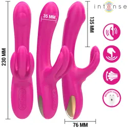 Intense - britney vibrador multifunción rabbit 23 cm rosa Intense - britney vibrador multifunción rabbit 23 cm rosa