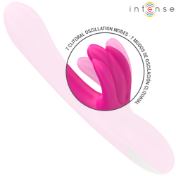 Intense - britney vibrador multifunción rabbit 23 cm rosa
