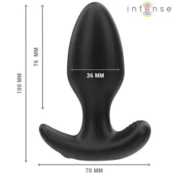 Intense - joey plug anal 10 vibraciones negro control remoto Intense - joey plug anal 10 vibraciones negro control remoto
