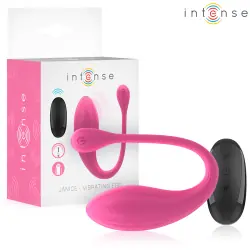 Intense - janice vibrador u doble estimulación 10 vibraciones rosa control remoto