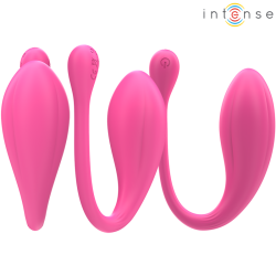 Intense - janice vibrador u doble estimulación 10 vibraciones rosa control remoto