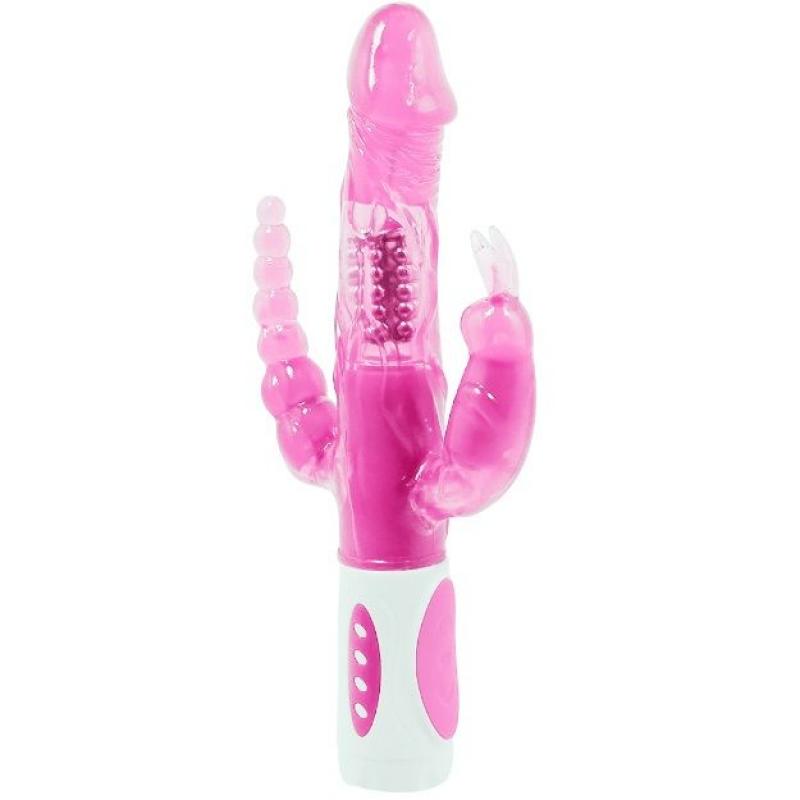 Baile pretty bunny triple vibrador rotador Baile pretty bunny triple vibrador rotador