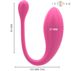 Intense - janice vibrador u doble estimulación 10 vibraciones rosa control remoto