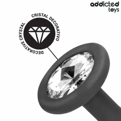 Addicted toys - set de 3 plug silicona anal con joya Addicted toys - set de 3 plug silicona anal con joya