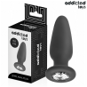 Addicted toys - plug anal con joya silicona talla s 8,8 cm - 1