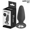 Addicted toys - plug anal con joya silicona talla m 10,4 cm - 1