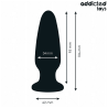 Addicted toys - plug anal con joya silicona talla m 10,4 cm - 4