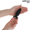 Addicted toys - plug anal con joya silicona talla m 10,4 cm - 5
