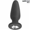 Addicted toys - plug anal con joya silicona talla l 12,6 cm - 2