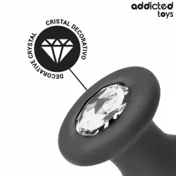 Addicted toys - plug anal con joya silicona talla l 12,6 cm Addicted toys - plug anal con joya silicona talla l 12,6 cm