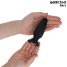 Addicted toys - plug anal con joya silicona talla l 12,6 cm - 5