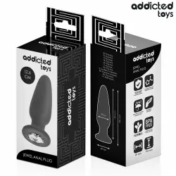 Addicted toys - plug anal con joya silicona talla l 12,6 cm Addicted toys - plug anal con joya silicona talla l 12,6 cm