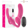 Intense - amy vibrador doble 20 cm rosa control remoto - 1