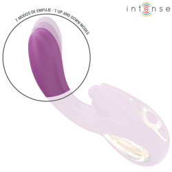 Intense - lali vibrador punto g multifunción estimulación & empuje & vibración morado