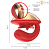 Intense - mariah vibrador & estimulador en forma de u 10 vibraciones rojo - 5