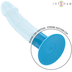 Intense - phoebe vibrador realístico 10 vibraciones azul control remoto