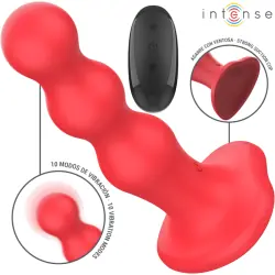 Intense - cody vibrador con ventosa rojo control remoto Intense - cody vibrador con ventosa rojo control remoto