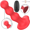 Intense - cody vibrador con ventosa rojo control remoto - 2