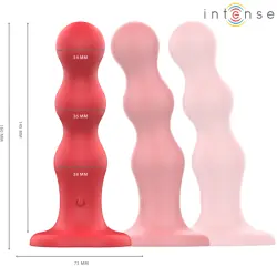 Intense - cody vibrador con ventosa rojo control remoto Intense - cody vibrador con ventosa rojo control remoto
