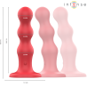 Intense - cody vibrador con ventosa rojo control remoto - 3