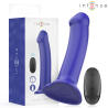 Intense - victoria vibrador con ventosa 10 vibraciones azul oscuro control remoto - 1