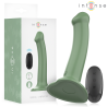 Intense - becca vibrador con ventosa 10 vibraciones verde control remoto - 1