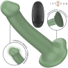 Intense - becca vibrador con ventosa 10 vibraciones verde control remoto - 2