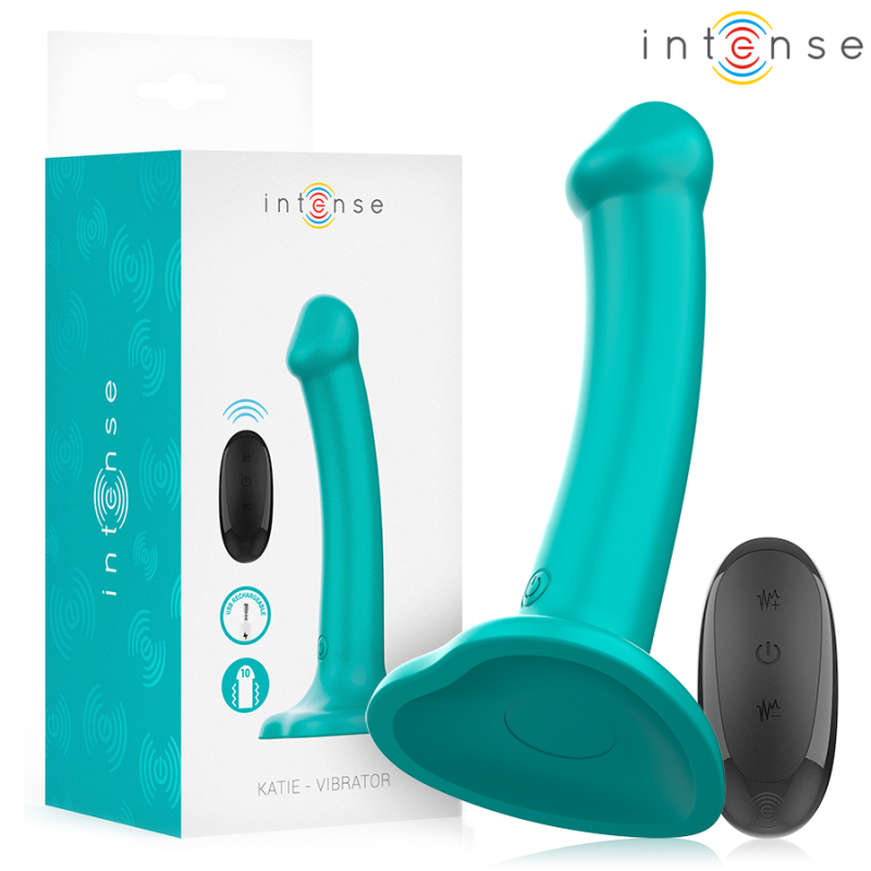 Intense - katie vibrador con ventosa 10 vibraciones azul oscuro control remoto Intense - katie vibrador con ventosa 10 vibraciones azul oscuro control remoto