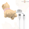 Intense - estimulador puppy lengua rotadora 360º para clítoris amarillo - 5