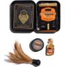 Lata abierta del Weekender Kit de mango con plumero, Honey Dust y Oil of Love