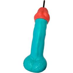 Diablo picante - vaso pene plastico azul - - 2