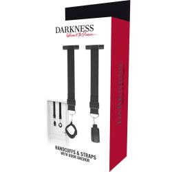 Darkness - bondage esposas para la puerta