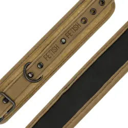 Fetish submissive origen - esposas tobillos cuero vegano con forro de neopreno Fetish submissive origen - esposas tobillos cuero vegano con forro de neopreno