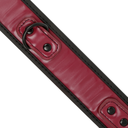 Fetish submissive dark room - collar con cadena con forro de neopreno